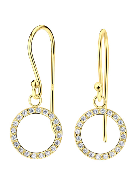 Sterling Silver Circle Earrings