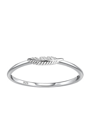 Sterling Silver Leaf Ring