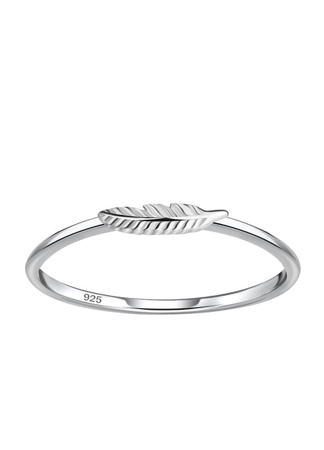 Sterling Silver Leaf Ring