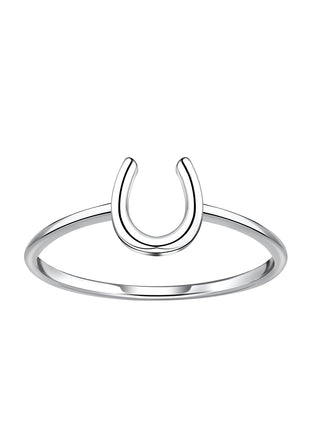 Sterling Silver Horseshoe Ring
