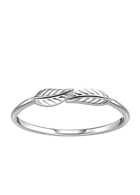 Sterling Silver Leaf Ring