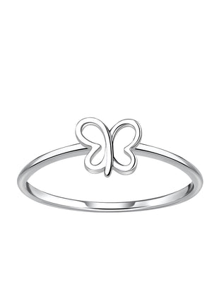 Sterling Silver Butterfly Ring