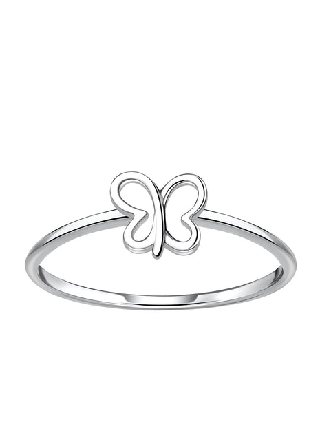 Sterling Silver Butterfly Ring