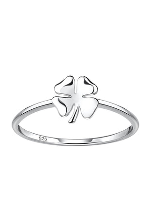 Sterling Silver Clover Ring
