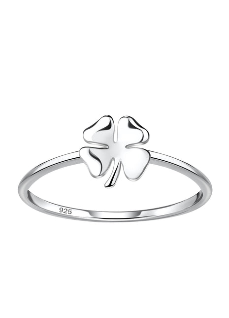 Sterling Silver Clover Ring