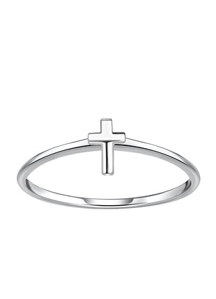 Sterling Silver Cross Ring