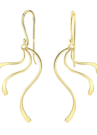Sterling Silver Wave Earrings