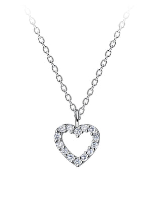 Sterling Silver Heart Necklace