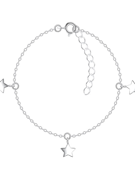 Sterling Silver Star Bracelet