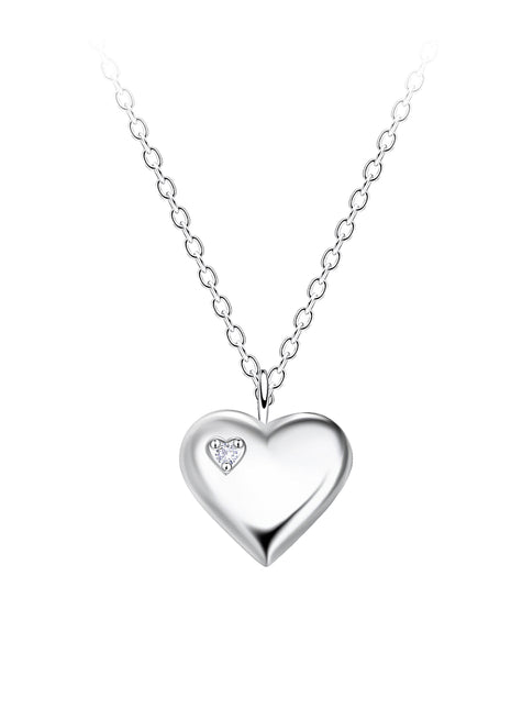 Sterling Silver Heart Necklace