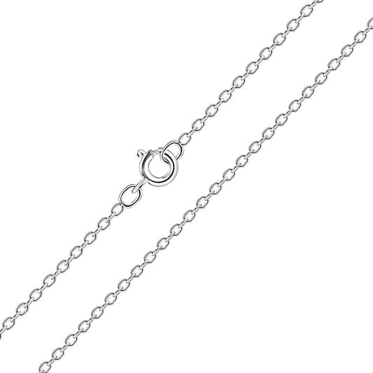 45cm Sterling Silver Cable Chain
