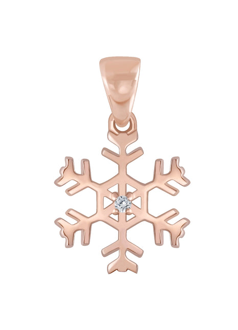 Sterling Silver Snowflake Pendant