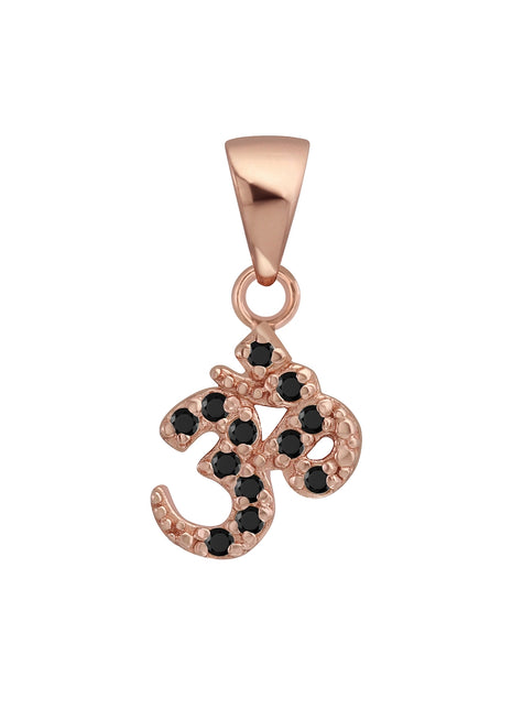 Sterling Silver Ohm Pendant