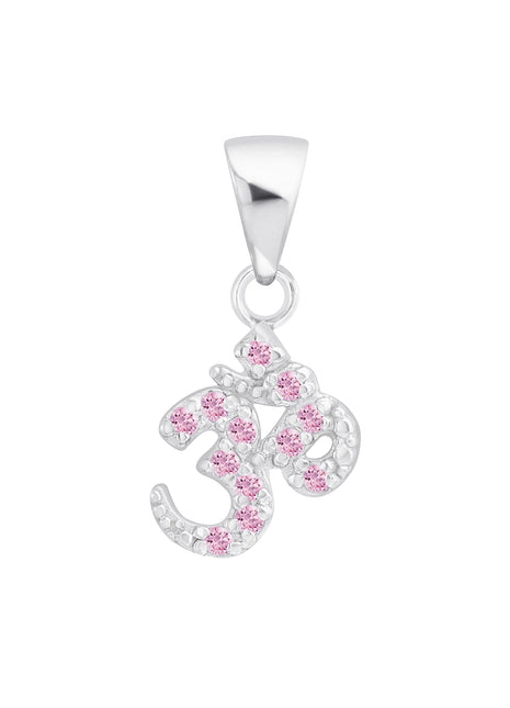 Sterling Silver Ohm Pendant