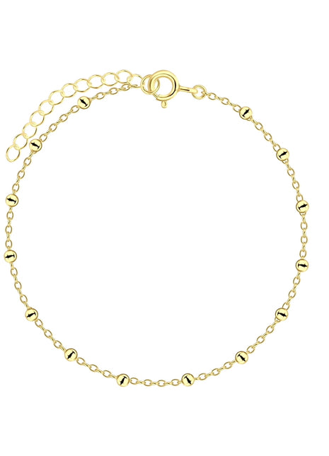18cm Sterling Silver Satellite Bracelet