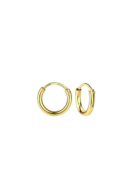 8mm Sterling Silver Ear Hoops