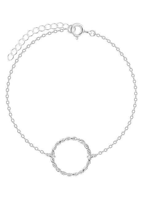 Sterling Silver Circle Bracelet