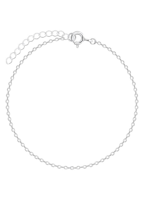 18cm Sterling Silver Extendable Chain Bracelet