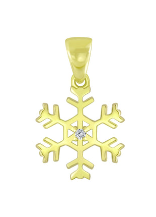 Sterling Silver Snowflake Pendant