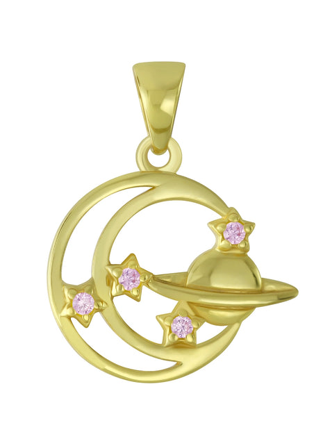 Sterling Silver Planet Pendant