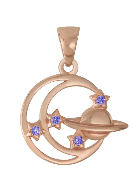 Sterling Silver Planet Pendant