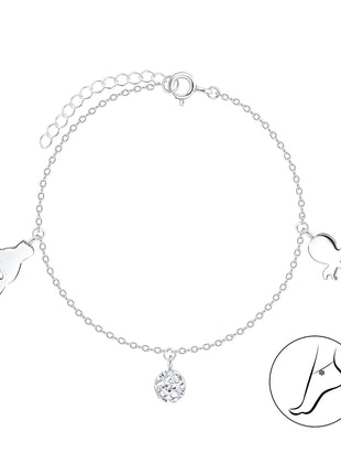 Sterling Silver Deep Sea Anklet
