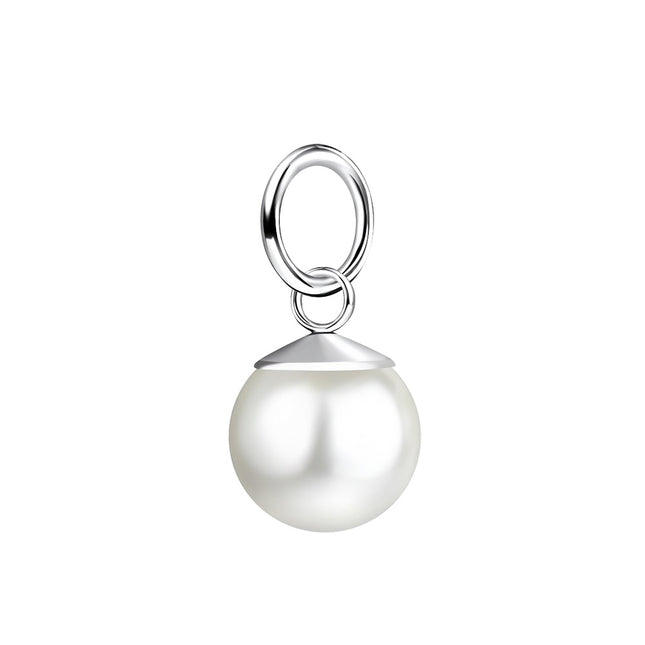 8mm Pearl Sterling Silver Pendant