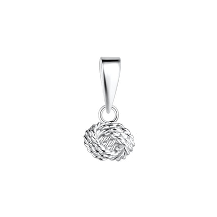 5mm Knot Sterling Silver Pendant