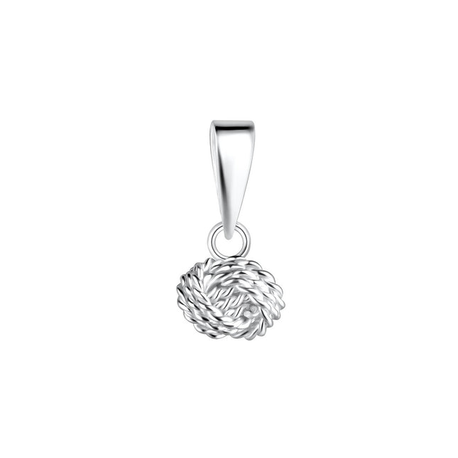 5mm Knot Sterling Silver Pendant