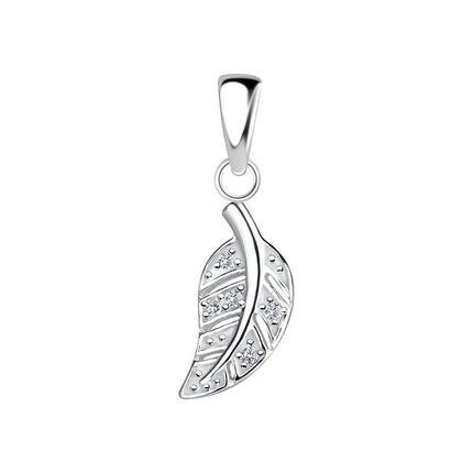 Sterling Silver Leaf Pendant