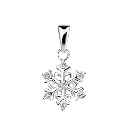 Sterling Silver Snowflake Pendant