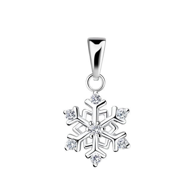 Sterling Silver Snowflake Pendant