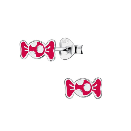 Sterling Silver Candy Ear Studs