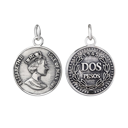 Sterling Silver Coin Pendant