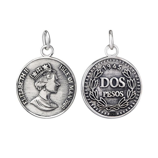 Sterling Silver Coin Pendant