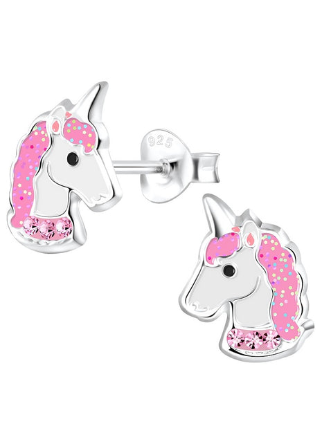Sterling Silver Unicorn Ear Studs
