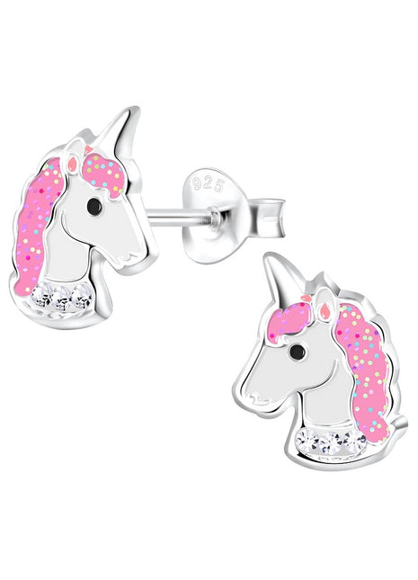 Sterling Silver Unicorn Ear Studs