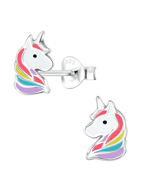 Sterling Silver Unicorn Ear Studs